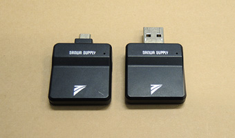 写真-TransferJet USB / TransferJet microUSBアダプタ（サンワサプライ株式会社）