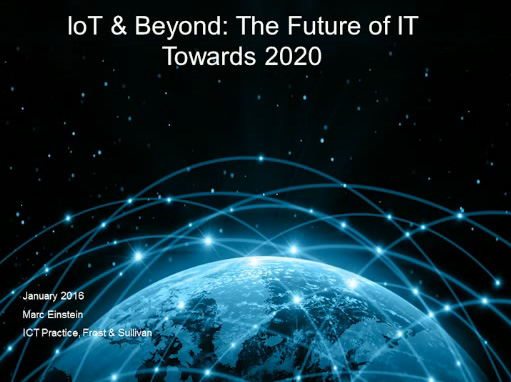 IoT & Beyond: The Future of IT Towards 2020